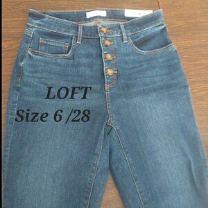New LOFT Jeans Size 6
